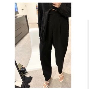 MANGO HIGH WAISTED TROUSERS